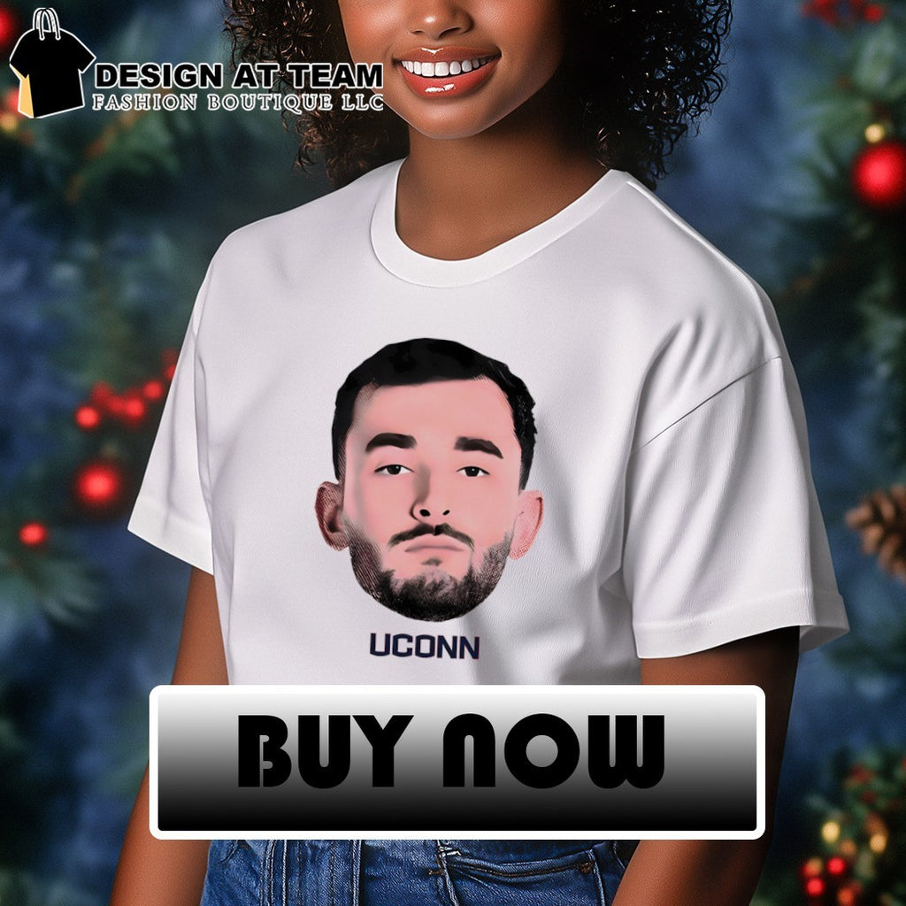 Alexander Karaban big face UConn Huskies Basketball NBA 2026 shirt