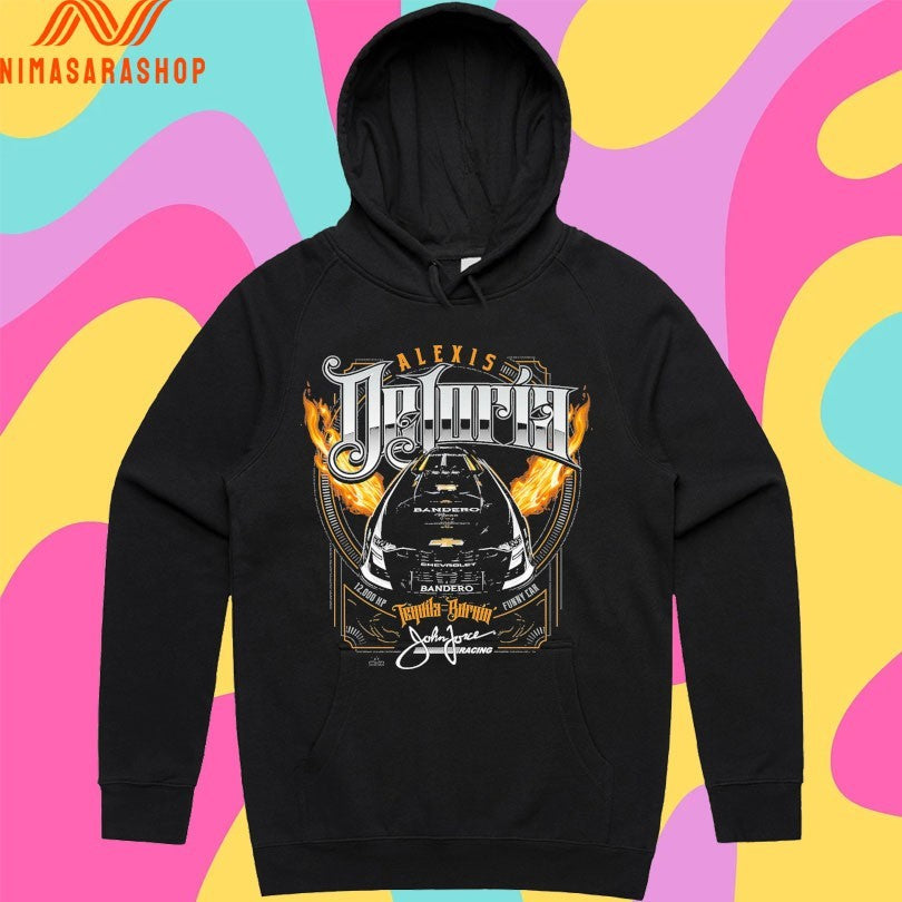 Alexis Dejoria Bandero Funny Car Tequila Buruin John Force Racing Shirts