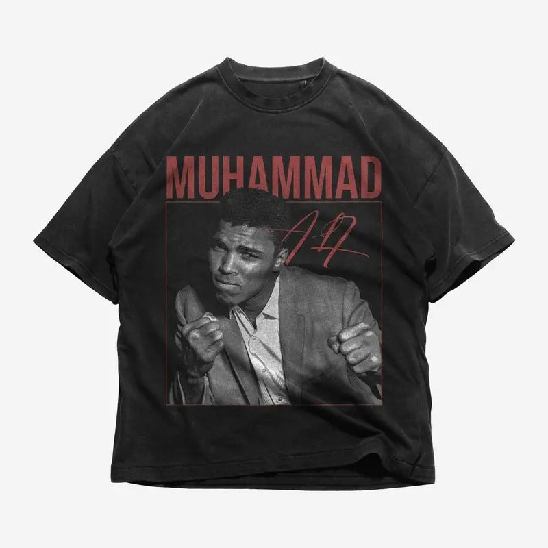Ali T-Shirt Gym Clothing Bodybuilding Training Workout Exercise Kick Muhammad Ali The Greatest Boxing Martial Arts MMA...