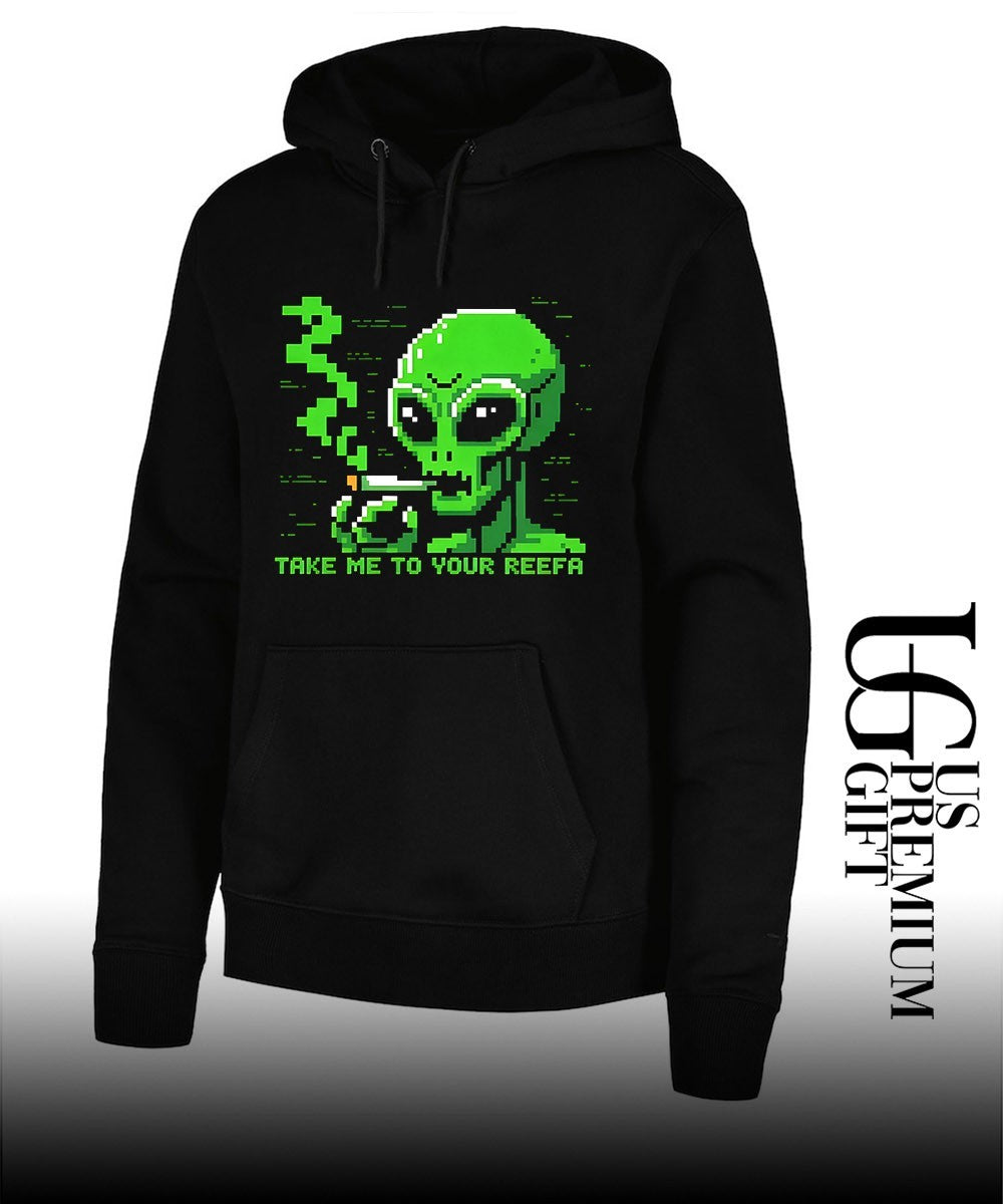 Alien take me to your Reefa shirt