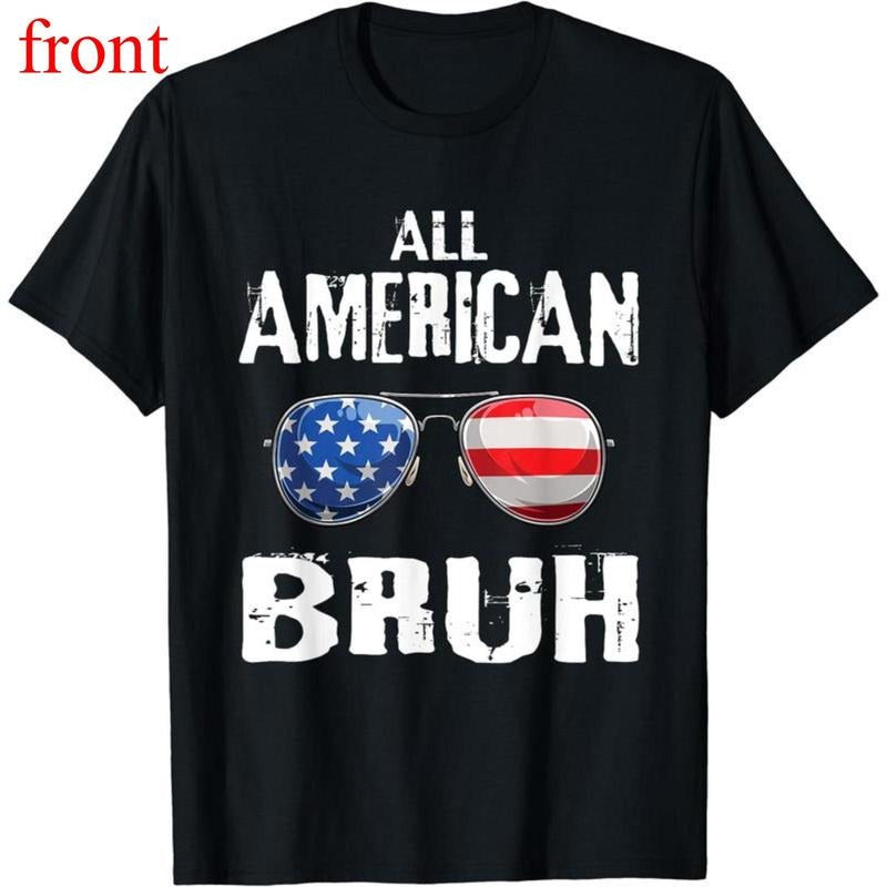 All American Bruh Boys Patriotic T-Shirt Hoodie, Sweatshirt | UrbanDripWear.com