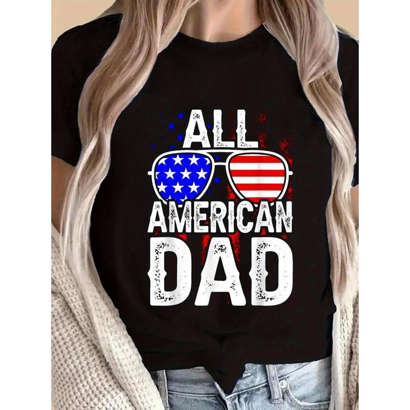 All American Dad Graphic T-Shirt