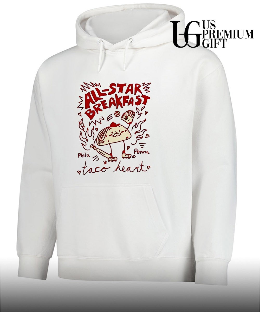 All Star Breakfast Phila Penna Taco heart 2026 MLB All-Star Game shirt