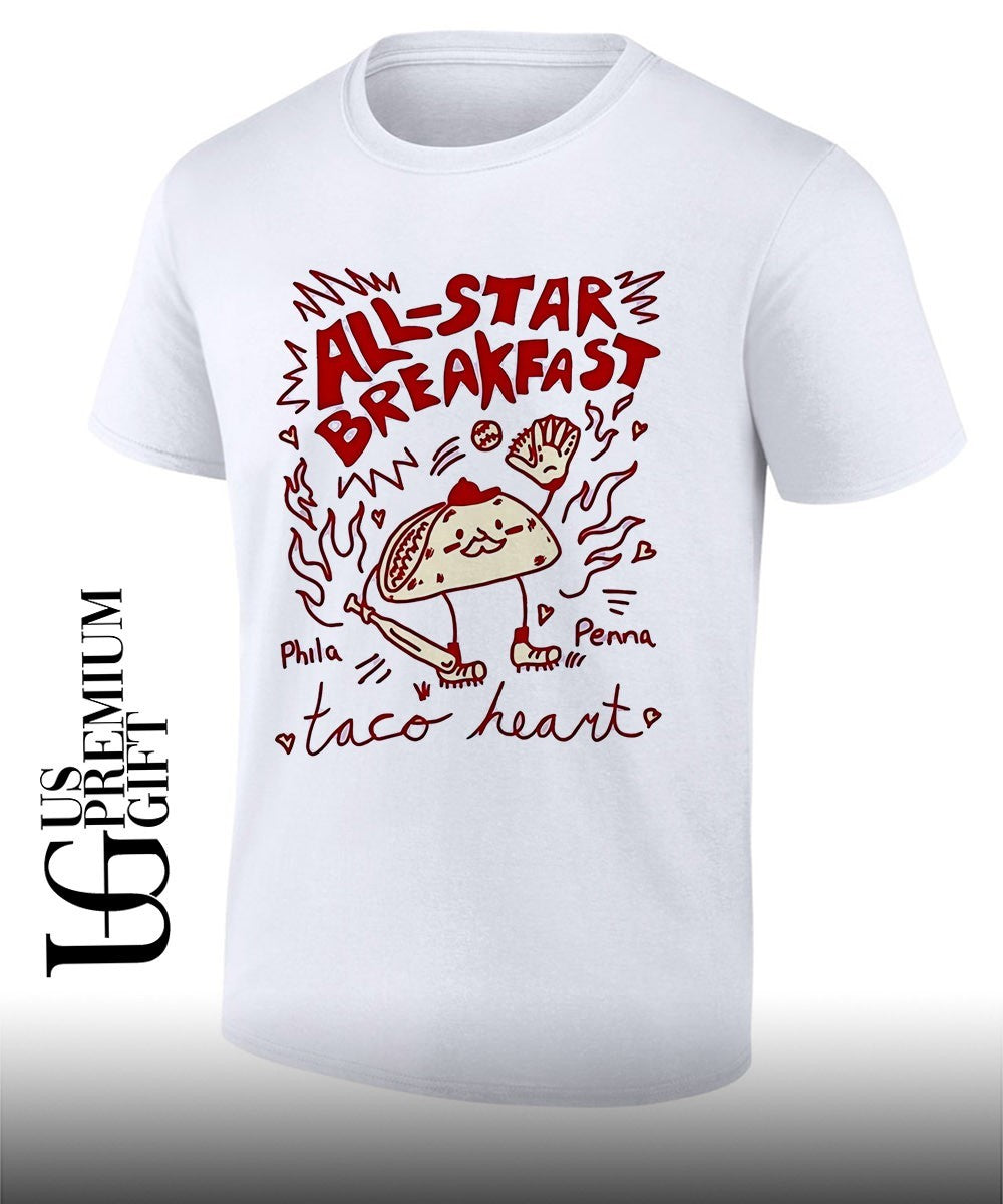 All Star Breakfast Phila Penna Taco heart 2026 MLB All-Star Game shirt