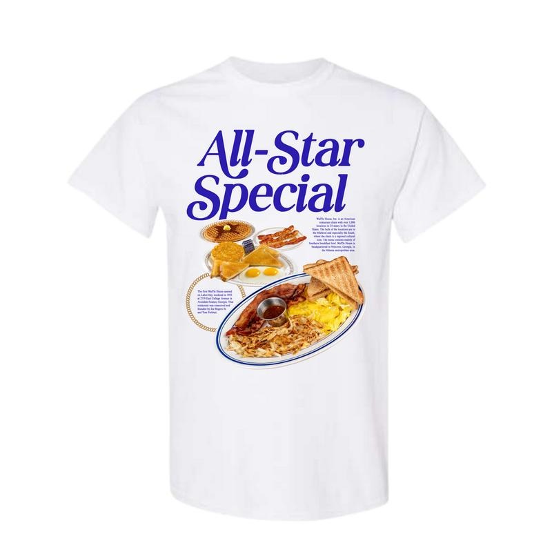 All-Star Breakfast Unisex Tee Shirt Sweatshirts Hoodie - Full Size Full Color Classic Cotton | UrbanDripWear.com