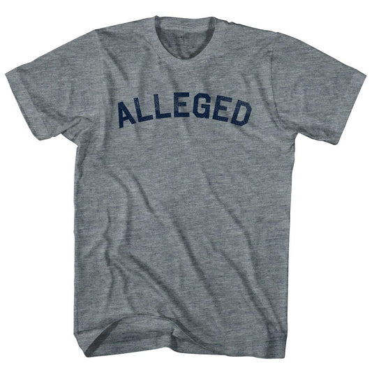 Alleged Womens Tri-Blend Junior Cut T-Shirt