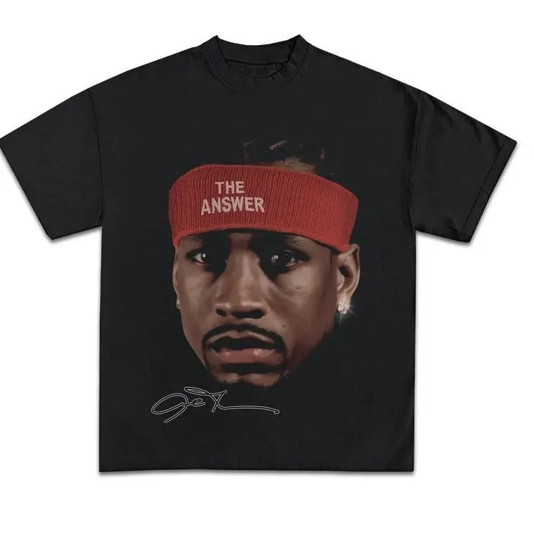 Allen Iverson Graphic T-Shirt - Vintage Bootleg TShirt