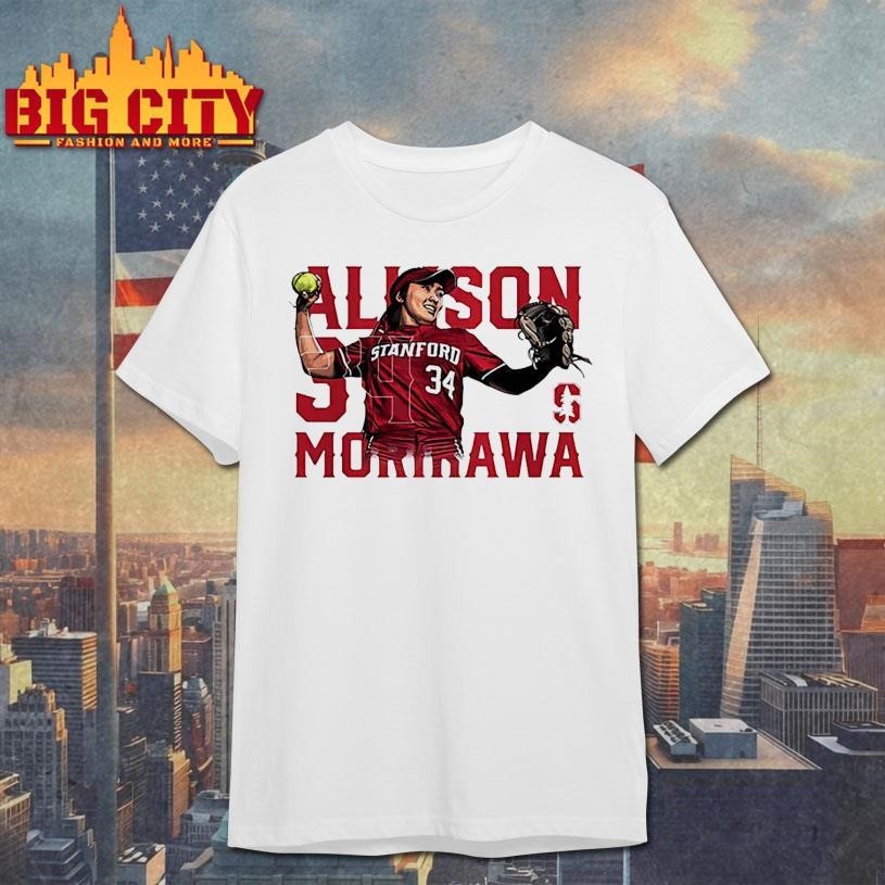 Allison Morikawa Stanford Softball NCAA Caricature Shirt