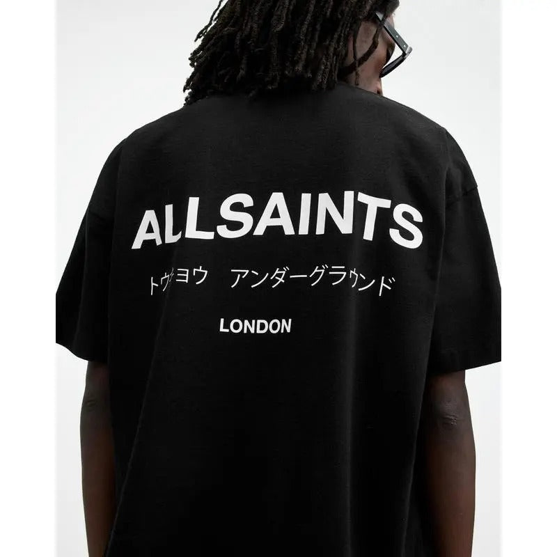 Allsaints Underground Crew Neck T-shirt Sweatshirt Hoodie Cotton Top Womenswear Shirt Unisex Streetwear | UrbanDripWear.com