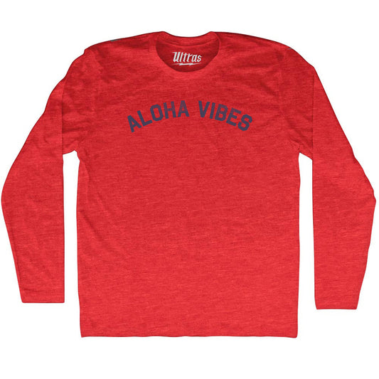 Aloha Vibes Adult Tri-Blend Long Sleeve T-shirt