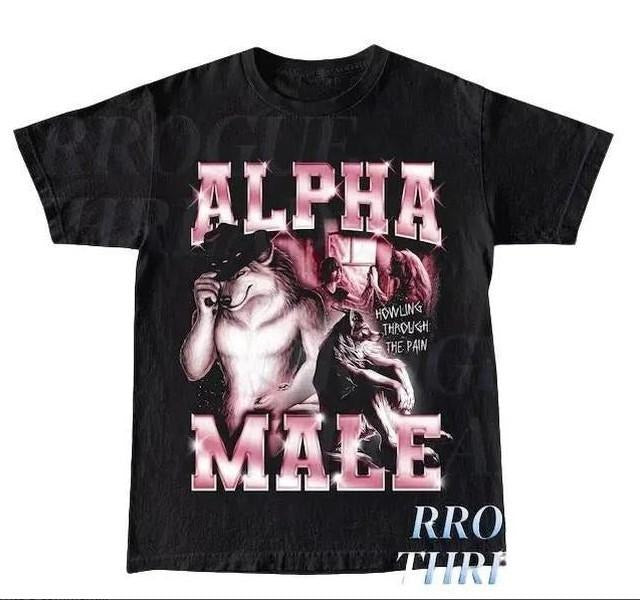 Alpha male Funny graphic tee, Wolf alpha male shirt Hoodie, Sweatshirt | UrbanDripWear.com