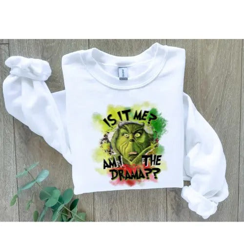 Am i the Drama Crewneck sweatshirt T-Shirts, Hoodie | UrbanDripWear.com