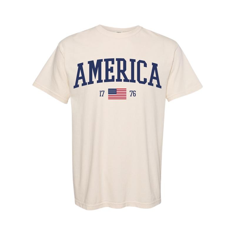 America 1776 Flag Graphic Fourth of July T-Shirt Hoodie, Sweatshirt | UrbanDripWear.com