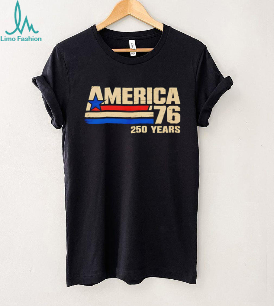 America 76 250 Years United States Bicentennial Anniversary Retro Patriotic Fourth of July Men T Shirt