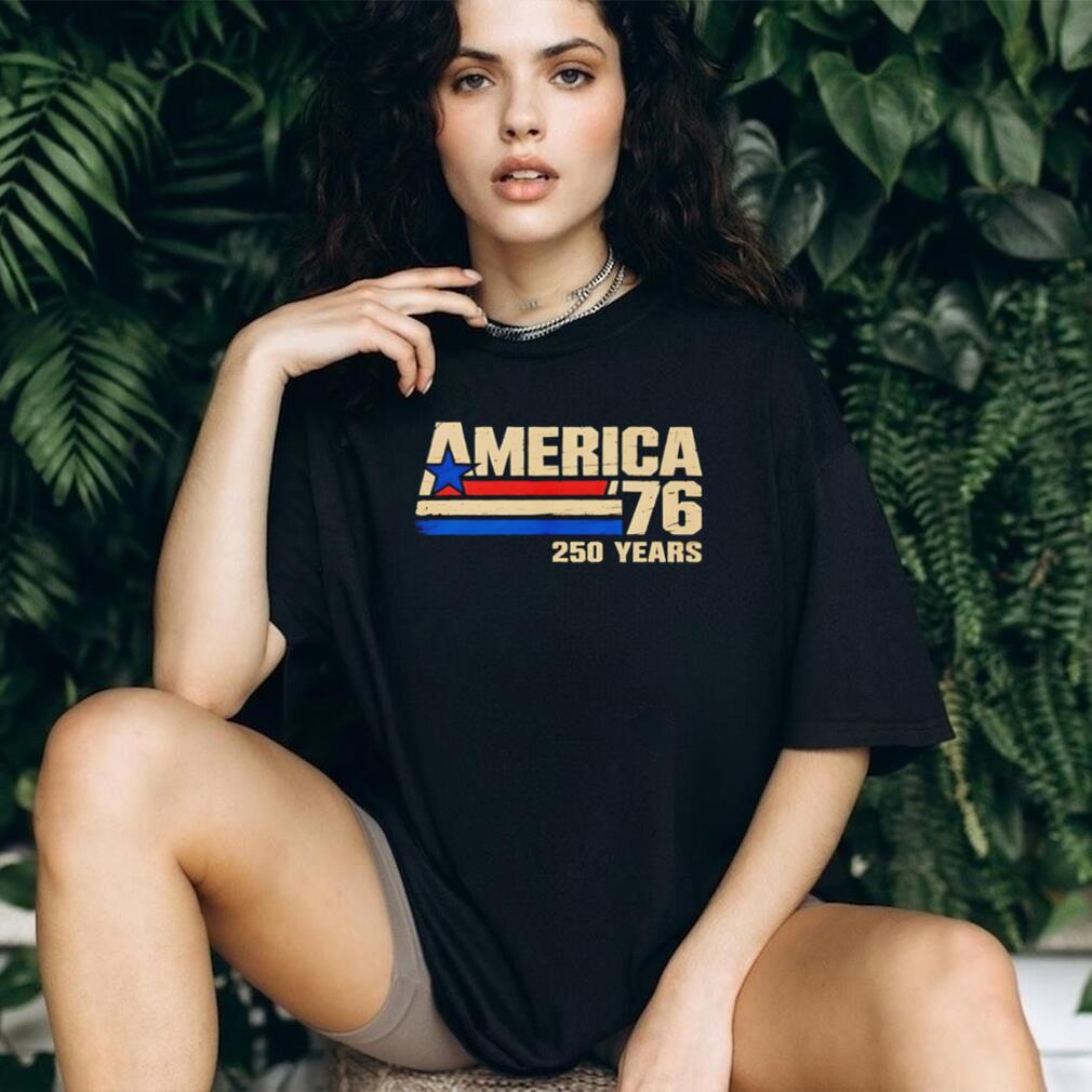America 76 250 Years United States Bicentennial Anniversary Retro Patriotic Fourth of July Men T Shirt