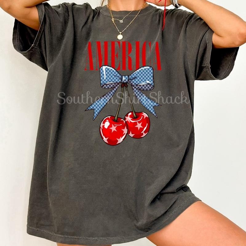 America Cherries T shirt  | Pepper comfort colors t shirt Hoodie, Sweatshirt | UrbanDripWear.com