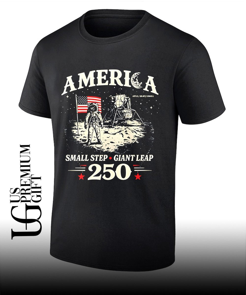 America Small Step Giant Leap 250 1969 Moon Landing Lunar Mission shirt