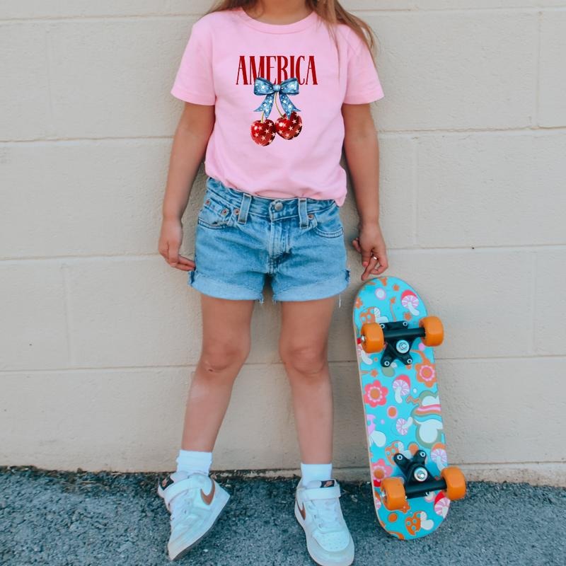 America, Toddler T-Shirts & Baby Bodysuits, Graphic Infant Clothes, Cute Baby Shower Gift, Trendy Kids Apparel, Soft...