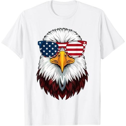 American Flag Patriotic Eagle Shirt Men 4th of July T-Shirt Made in USA Hoodie, Sweatshirt | UrbanDripWear.com