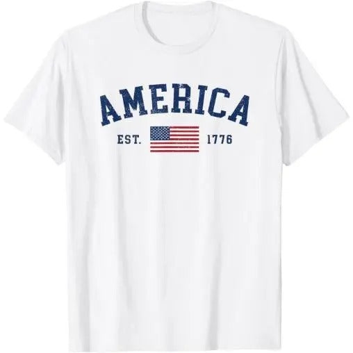American Flag USA United States Of America US 4th of July T-Shirt Made in USA Hoodie, Sweatshirt | UrbanDripWear.com