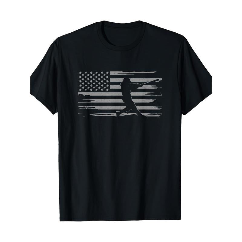 American Flag baseball uniform - Baseball T-shirt -  made in usa Hoodie, Sweatshirt | UrbanDripWear.com