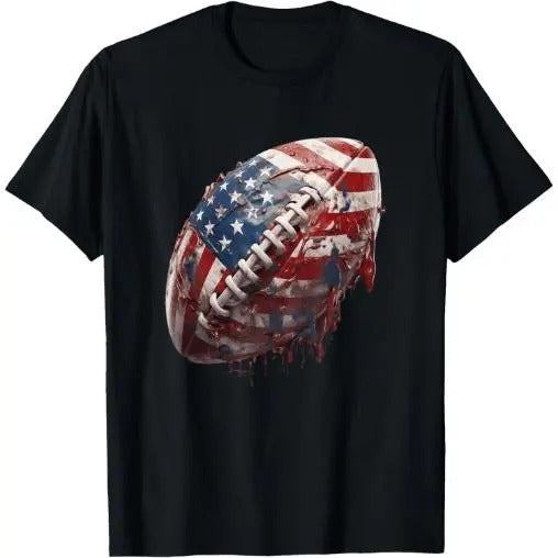 American football Us Flag T-Shirt Made in USAstyle{n002}2 Hoodie, Sweatshirt | UrbanDripWear.com