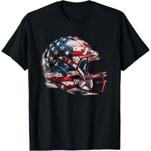 American football helmet Us Flag T-Shirt Made in USA Hoodie, Sweatshirt | UrbanDripWear.com