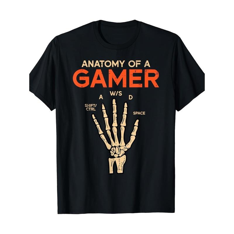 Anatomize Gamer Fun men's T-shirt made in usa Hoodie, Sweatshirt | UrbanDripWear.com