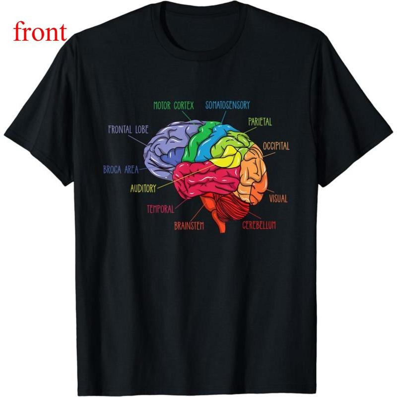 Anatomy Of The Brain Neurologist Gift T-Shirt | Unisex Cotton Tee Gift Hoodie, Sweatshirt | UrbanDripWear.com
