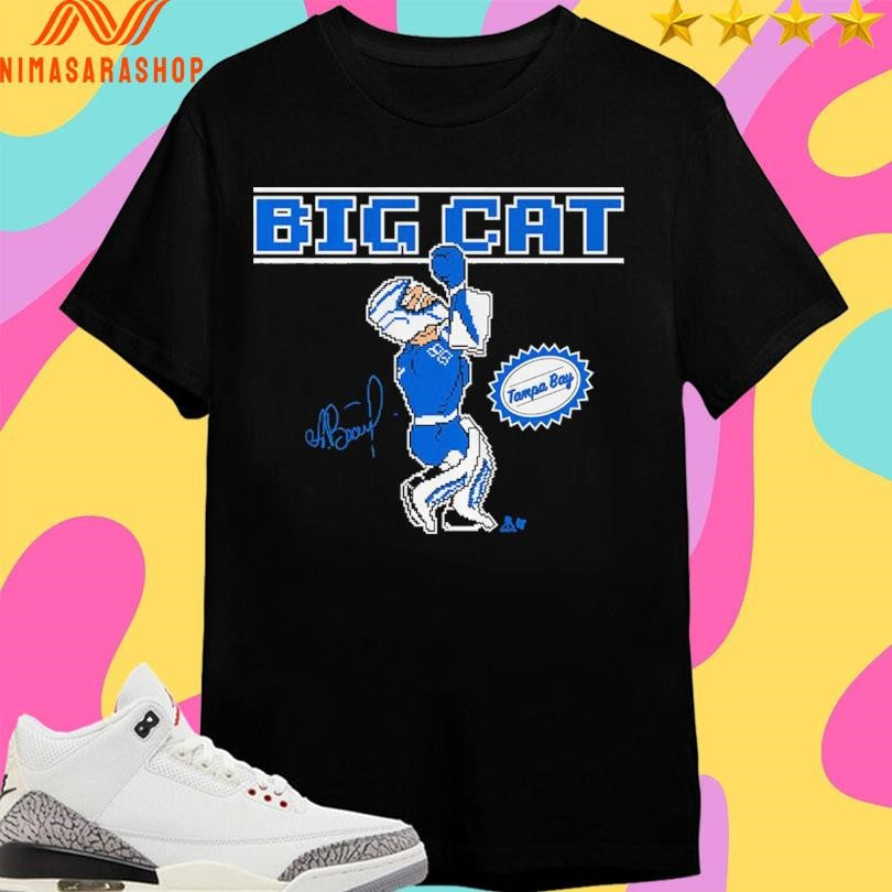 Andrei Vasilevskiy Big Cat Retro Punch Tampa Bay Lightning Shirts