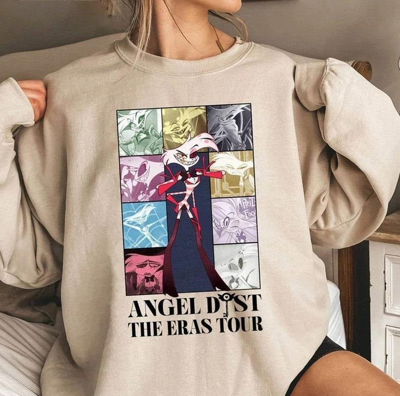 Angel Dust Of Hazbin Hotel The Eras Tour Hazbin Hotel Characters  Sweatshirt T-Shirts, Hoodie | UrbanDripWear.com