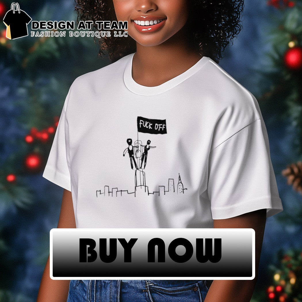 Angela Nikolau and Ivan Beerkus Empire State Building Fuck Off 2026 shirt