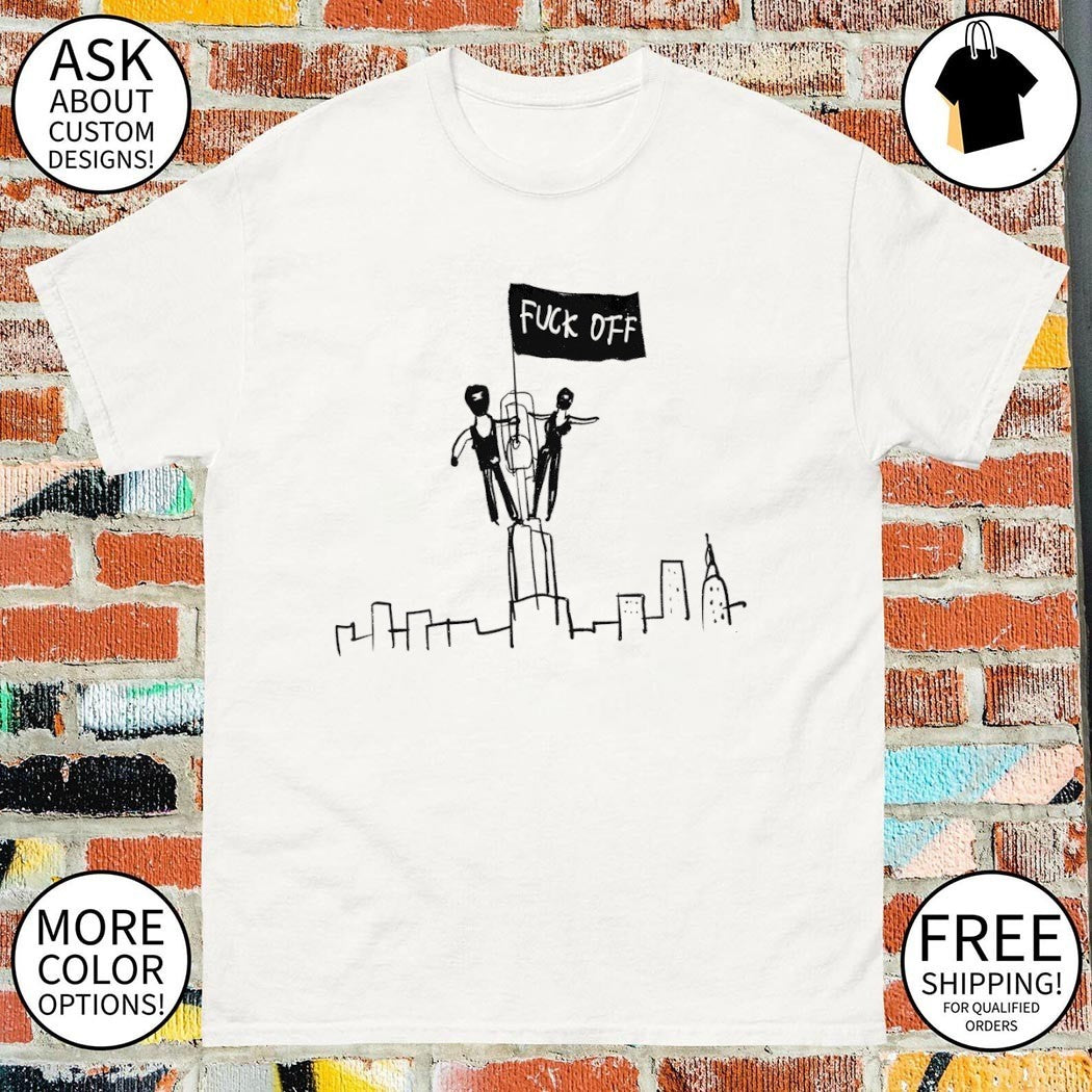 Angela Nikolau and Ivan Beerkus Empire State Building Fuck Off 2026 shirt