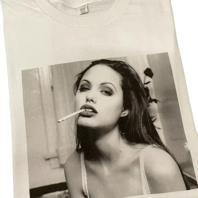 Angelina Jolie Tomb Raider Winona Ryder  Cotton Menswear T-Shirt Hoodie, Sweatshirt | UrbanDripWear.com