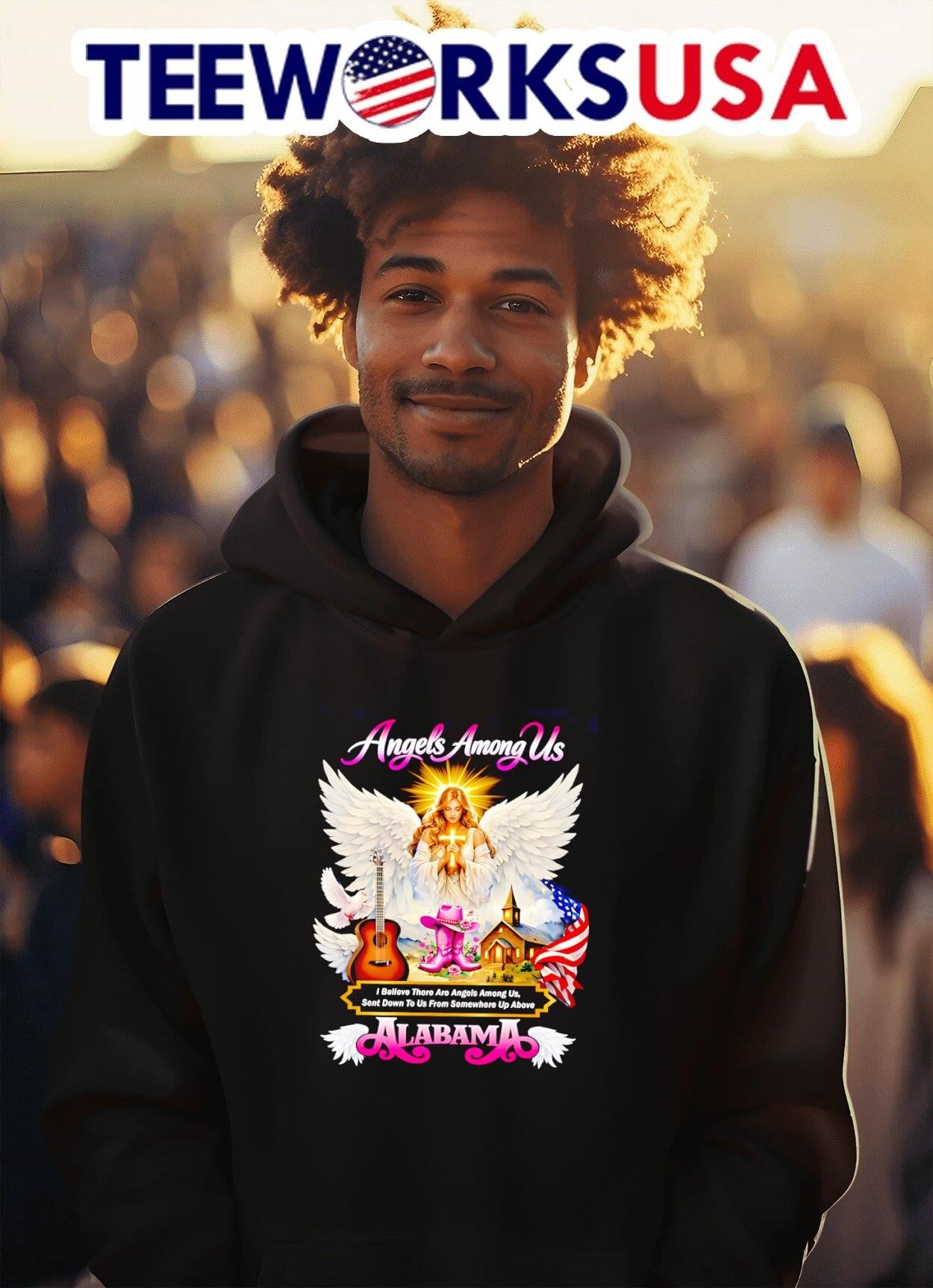 Angels Among Us I Believe There Are Angels Among Us Sent Down To Us From Somewhere Up Above ALABAMA Shirt