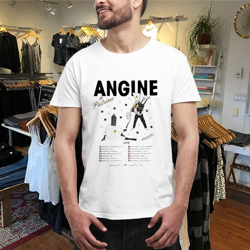Angine De Poitrine Tour 2026 Vol II Live Across United Kingdom France Belgium Shirts