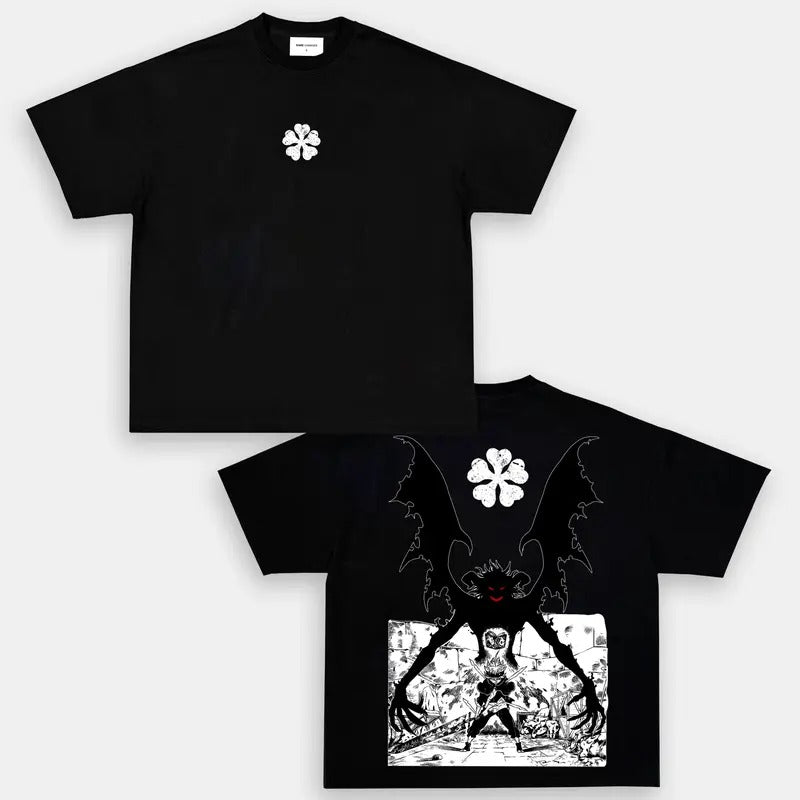 Anime Asta Black Clover Anime Vintage Oversized Tee  Unisex Oversize Anime Manga Heavyweight Cotton T-shirt, Gift For...