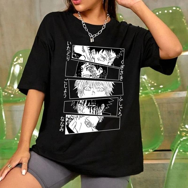 Anime Baby Tee, Jujutsu Kaisen Babytee, Y2K  Babytees, Manga Shirt, JJk Tee, Gift for Anime Lover, Anime Merch, 90s Anime...