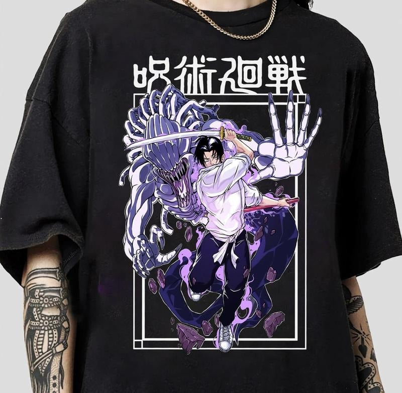Anime Okkotsu Yuta and Rika Shirt, Graphic Anime Tee,Gift For Him,Her Menswear Top Underwear Tshirt Hoodie, Sweatshirt