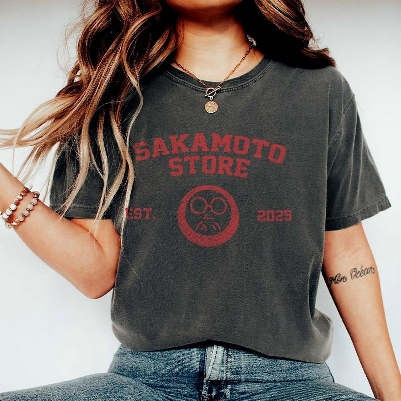 Anime Sakamoto Days Shirt, Sakamoto Store Team Est.2025 Unisex T-Shirt, Sweatshirt, Hoodie | UrbanDripWear.com