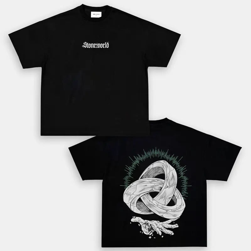 Anime Stone World Medusa - Oversize T-shirt Hoodie, Sweatshirt | UrbanDripWear.com