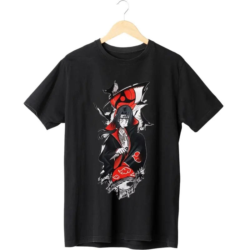 Anime T-Shirt Itachi Uchiha, Anime Shirt Uchiha Itachi, Cool Anime Shirt, Anime Design Shirt Sweatshirt, Hoodie, Comfort...