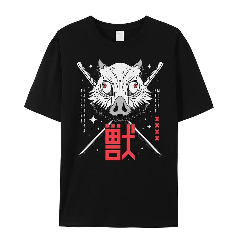 Anime t-shirt, Inosuke, Manga shirt, Kimetsu No Yaiba. Japan style, Nezuko Otaku. Inosuke Hashibira.25711 Hoodie, Sweatshirt