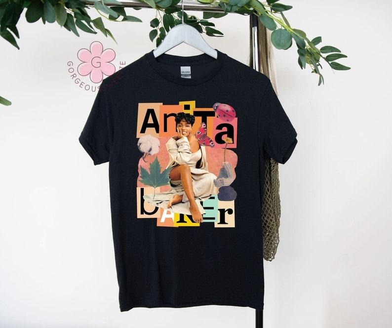 Anita Baker Music T-Shirt, Retro Hip Hop Rap 90's Shirt, Vintage 90's Shirt Hoodie, Sweatshirt | UrbanDripWear.com