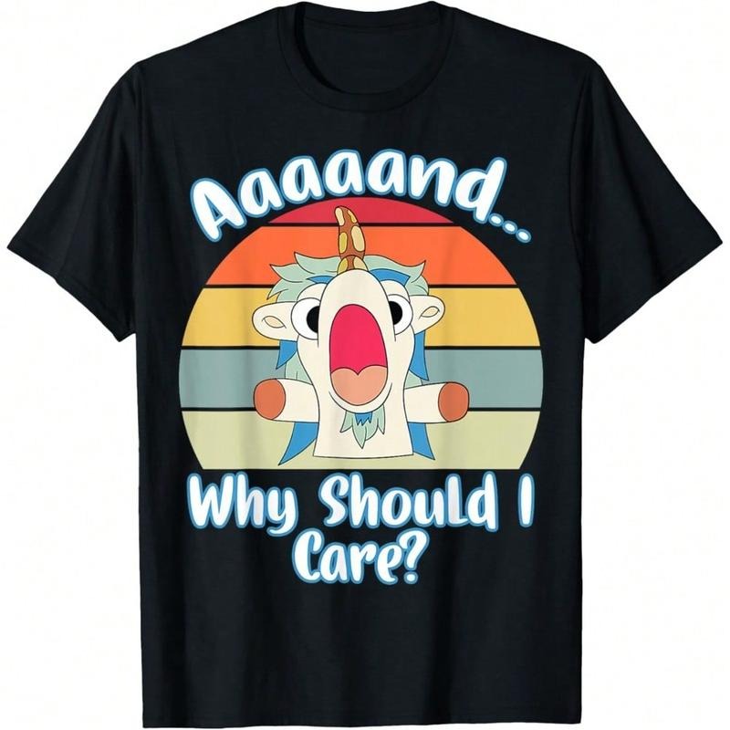 Annnd Why Should - I Care - Unicorn Apparel - Sarcastic T-Shirt Women Kids T-Shirt Daily T-Shirt Women Kids Girls T-Shirt...