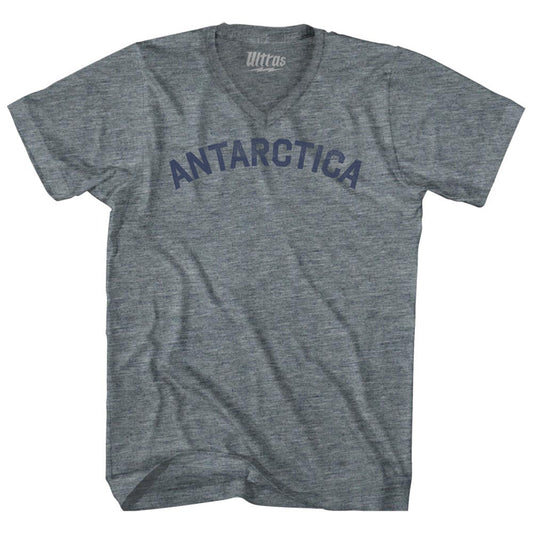 Antarctica Tri-Blend V-neck Womens Junior Cut T-shirt