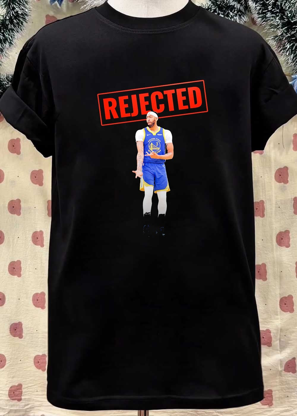 Anthony Davis Rejected Golden State Warriors T-Shirt