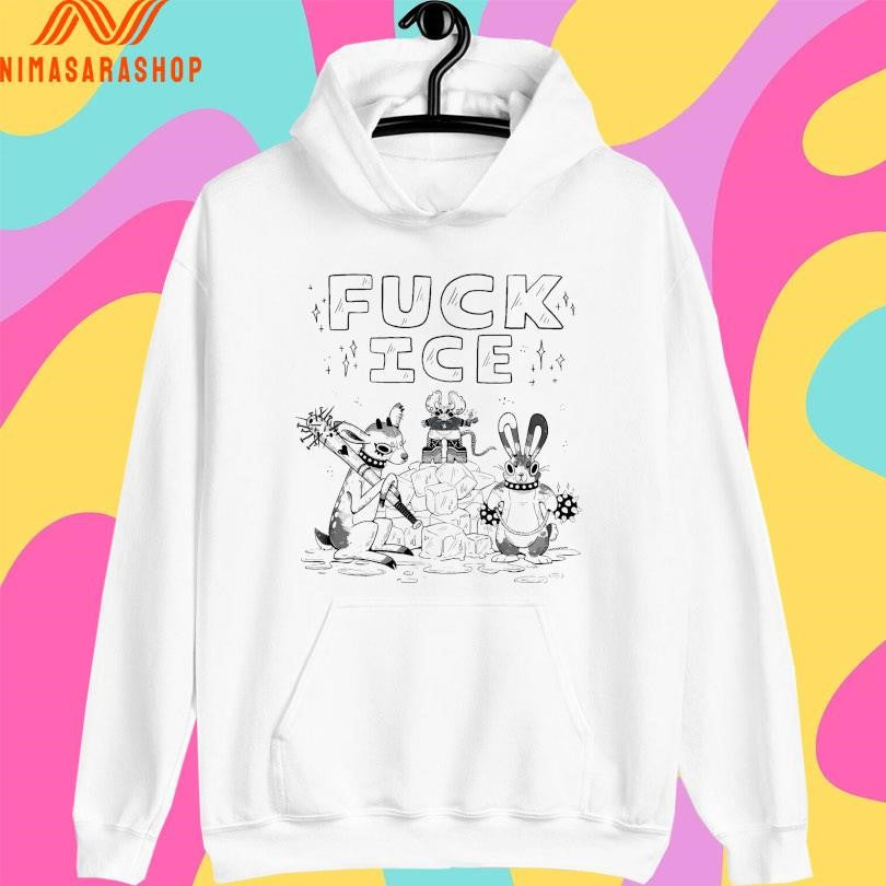 Anti Fuck Ice Gecko Sketch Shirts