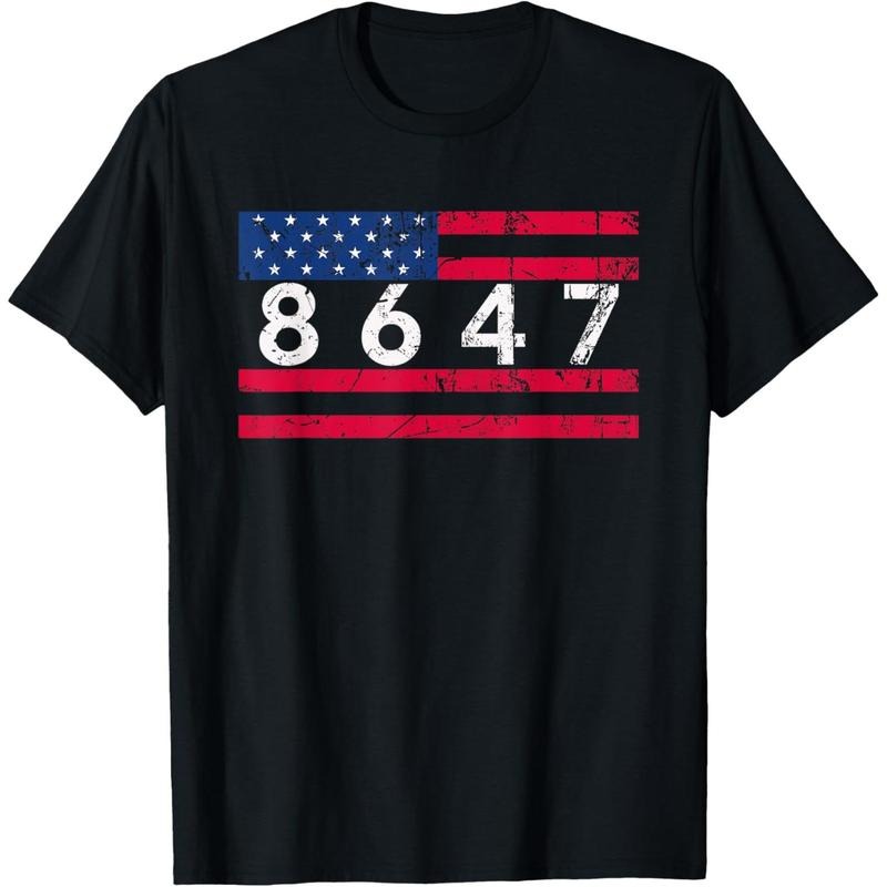 Anti Trump Impeach 47 8647 86 47 47th President US Flag T-Shirt Hoodie, Sweatshirt | UrbanDripWear.com