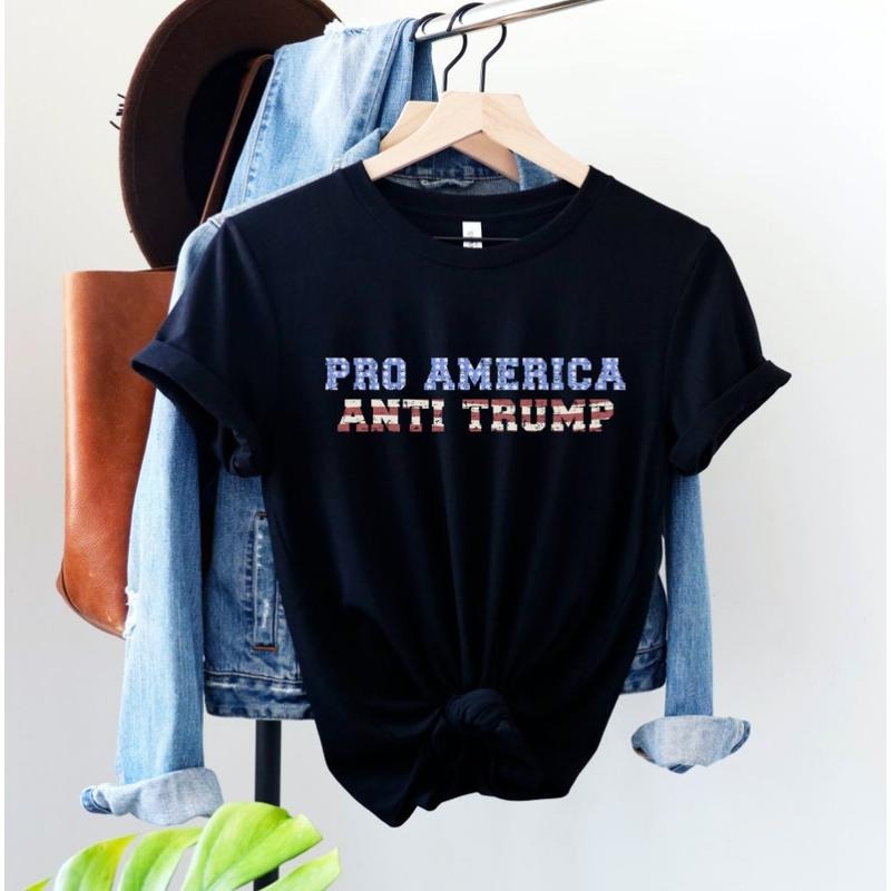 Anti-Trump Shirt, 2024 Election Tee, Pro America Anti Trump, Democrat TShirt, Biden Harris 2024, Liberal Gift, Political...